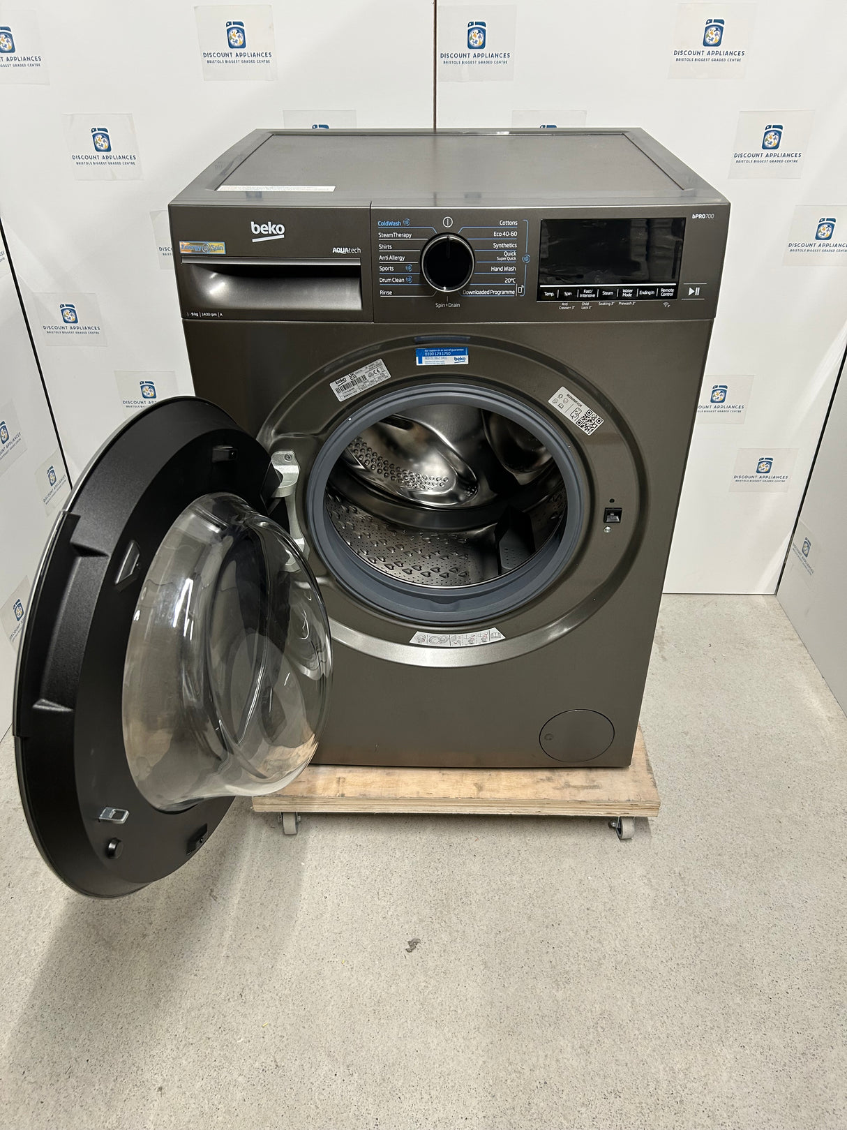 Beko B5W59411AG AquaTech RecycledTub 9kg 1400rpm Washing Machine